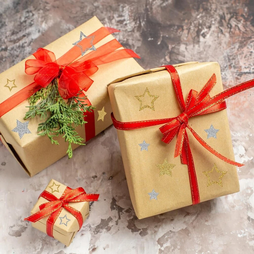 8 lapai blizgučių lipdukų žvaigždžių lipdukai blizgančios žvaigždės klijavimui žvaigždžių lipdukai auksinės lipnios žvaigždės lipnios, skirtos atlygio lentelėms, scrapbooking'ui, "pasidaryk pats" dovanų dekoravimo amatams
