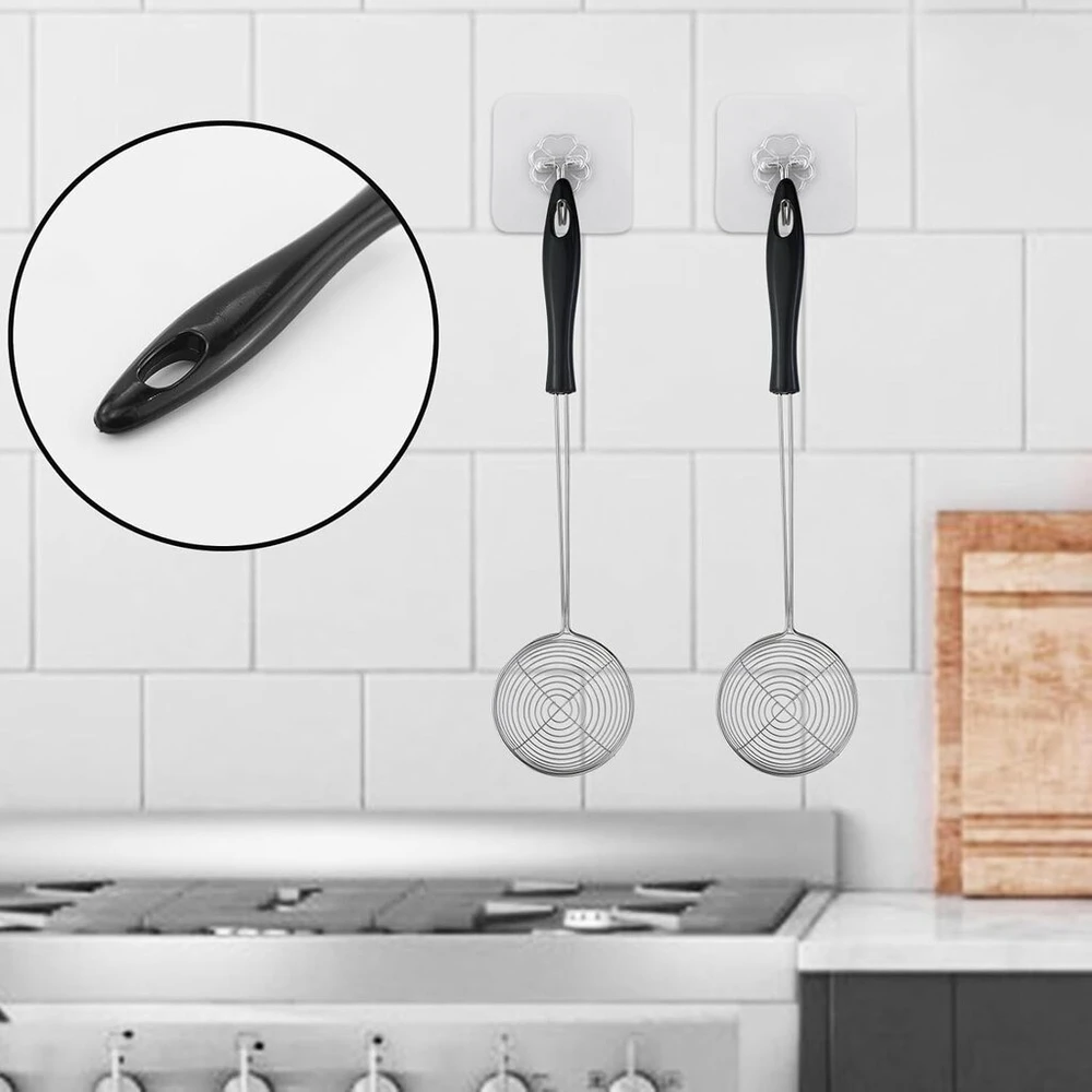 9 dalių virtuvinis koštuvas nerūdijančio plieno kiaurasamtis makaronų koštuvas fondiu koštuvas samtis koštuvas maisto koštuvas šaukštas su skylutėmis nugriebimo šaukštas karštam puodui virtuvės kepimui