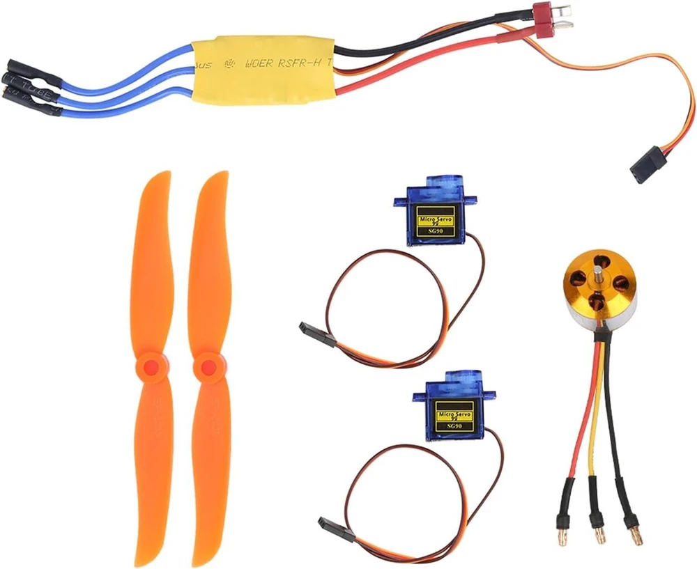 A2212 2200 Kv bešepetėlinis variklis 30a Esc Sg90 9g Micro Serno 6035 sraigtas su 3.5 mm, numatytasis