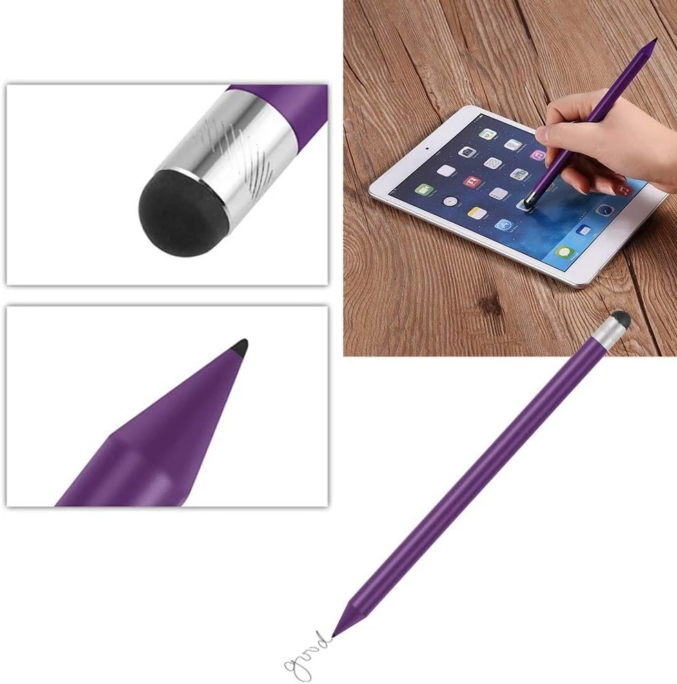 A8 Planšetė St Replacement Capacitive Touchsn Stylus Pen Pieštukas, skirtas Blackberry Htc Juodas (violetinė)