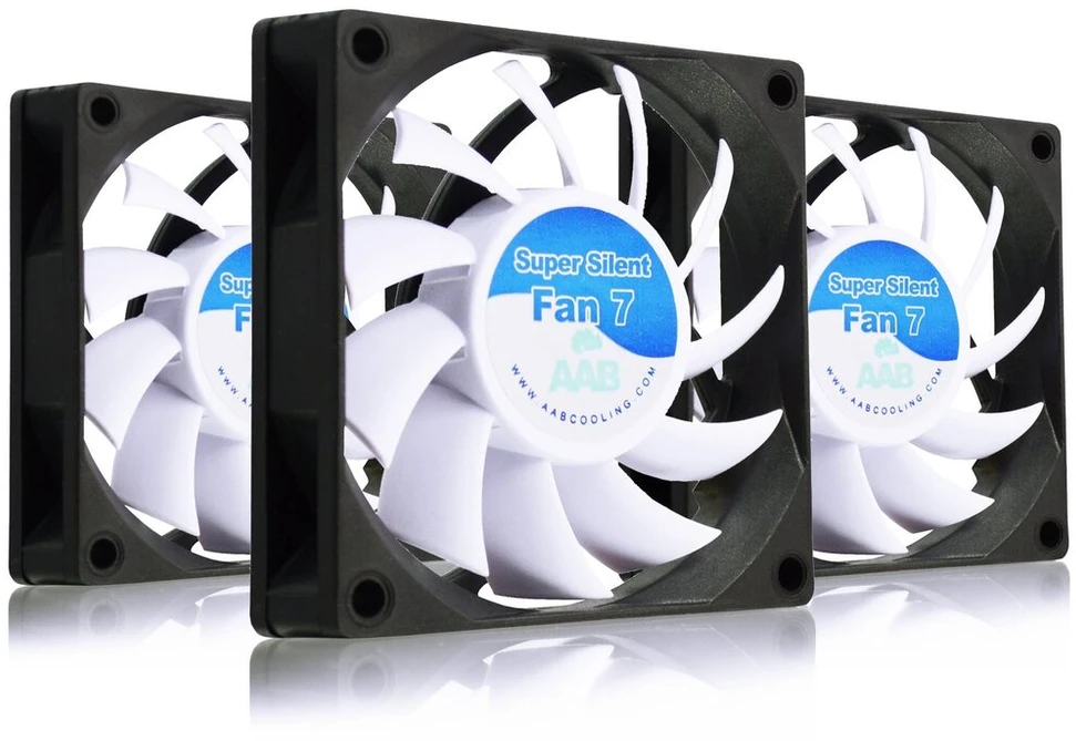 Aab Cooling Super Silent Fan 7 - 70mm ventiliatorius, 3 vnt.