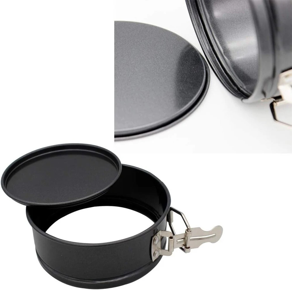 Abcsea atsegama tortinė, kepimo formos tortams, patvarus 1 mm anglinis plienas, apvali tortinė, atsegama tortinė, kepimo forma su nepridegančia danga, 22 cm apvali keptuvė