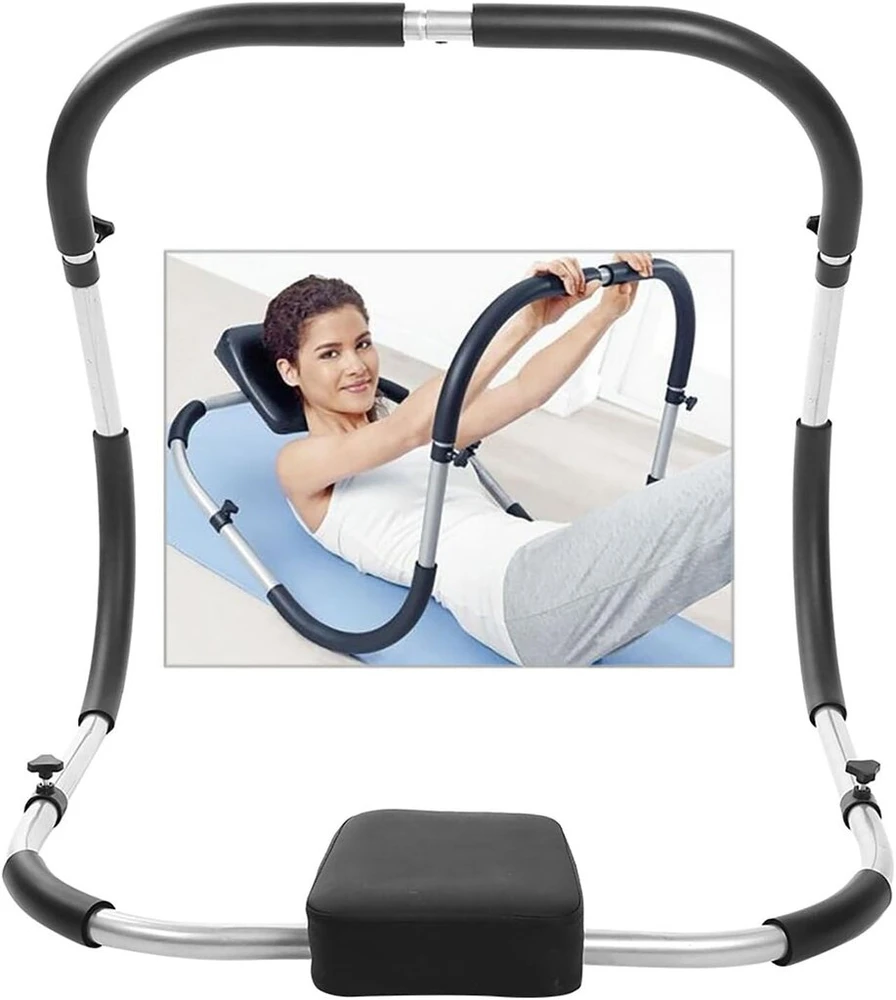 Abdominalinis treniruoklis Ab Roller, skirtas preso treniruotėms, fitneso įranga, skirtas atsilenkimams, skirtas treniruotėms namuose, biure ar sporto salėje
