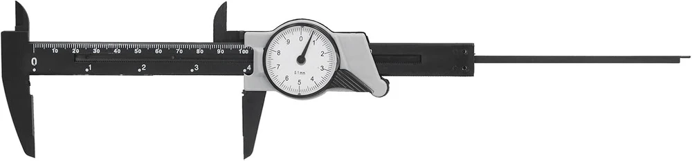 Abs vernier caliper, plastikinis vernier caliper su plastikiniu ciferblato matuokliu, abs 0-150 mm, didelio tikslumo, nešiojamas, smūgiams atsparus vernier caliper