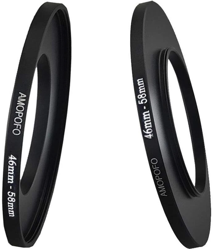 Adapterio žiedas 46 mm - 58 mm "step-up" filtrų priedams