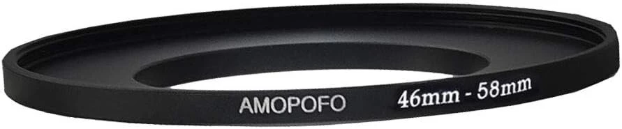 Adapterio žiedas 46 mm - 58 mm "step-up" filtrų priedams