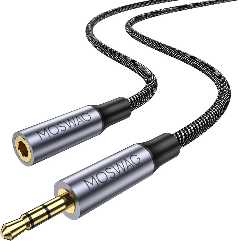 Adapteris 2.5mm Male į 3.5mm Female Stereo Garso Jungtis
