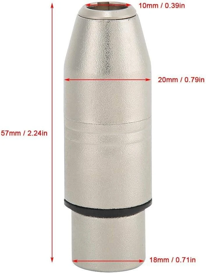 Adapteris Mini Point Xlr Male į Fille Xlr Female kištuką 3 kontaktų audio polius ausinėms Zoom ir kt. - Individualizuotas prekės ženklas French