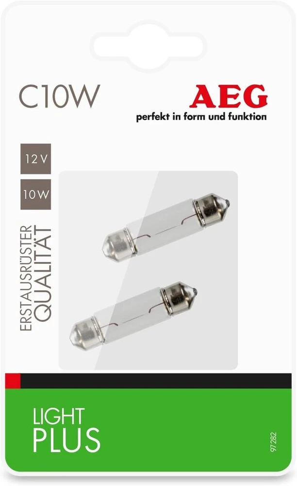 Aeg Automotive Light Plus 97282 lemputė K10w 12 V, 2 vnt.