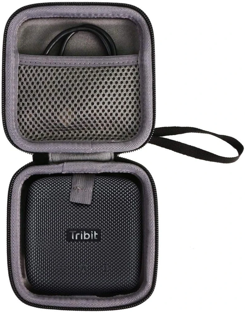 Kompiuterio kolonėlės Aenllosi kietas dėklas, skirtas tribit stormbox micro 2/1 bluetooth garsiakalbiui (juodas, tik krepšys)