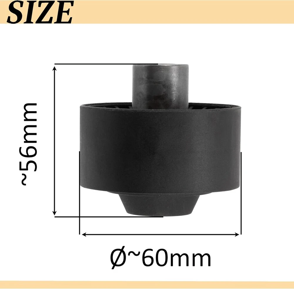 Aerzetix - C70433 - skriemulys pagalbiniam diržui - skersmuo 60 mm - suderinamas su Peugeot, Citroën, Toyota, Ford, Mazda Oe numeriais 5751.87, 1 142 000, 1 152 359, 1 222 856