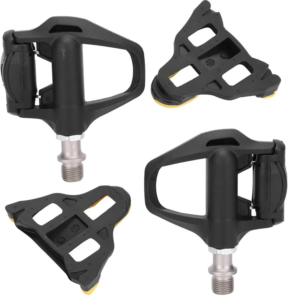 Agatige savaime užsirakinantys dviračio pedalai, 9/16 colių universalūs kaištiniai pedalai 90 x 100 mm/3,5 x 3,9 colio, skirti plento dviračiams, savaime užsirakinantys pedalai, Mtb dviračio dvigubo trinkelių adapterio pakaitalas, skirtas Spd-sl kalnų dvi
