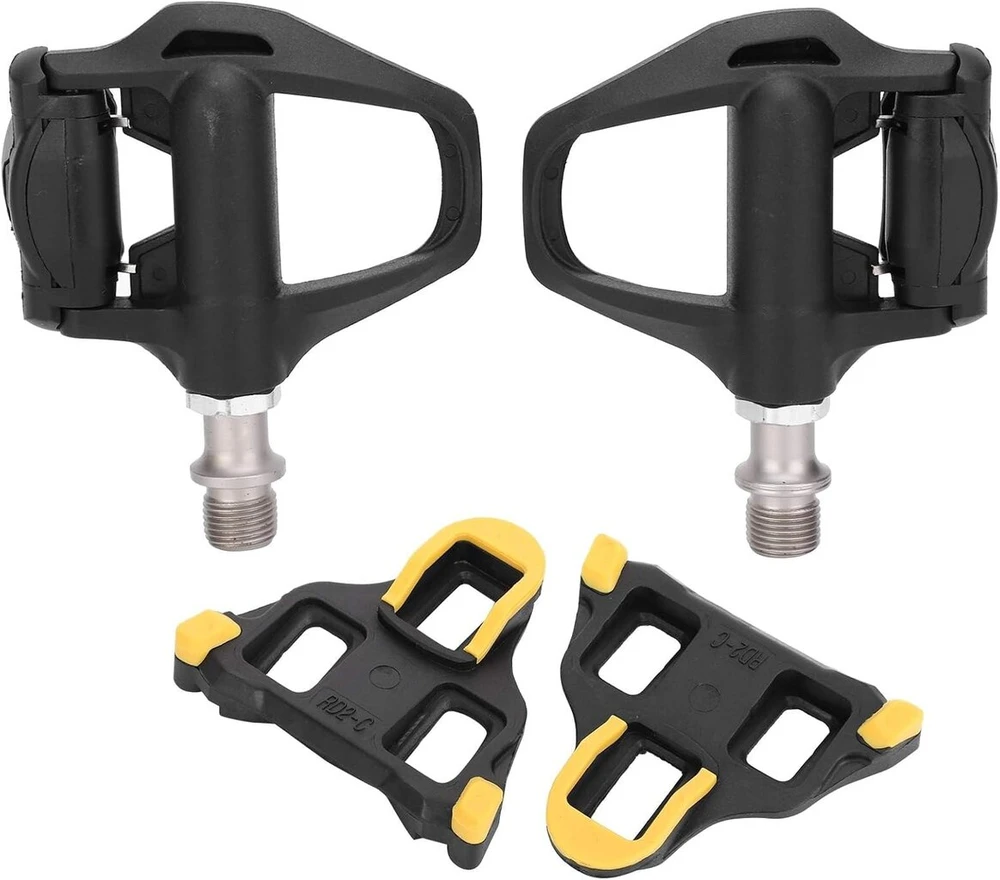 Agatige savaime užsirakinantys dviračio pedalai, 9/16 colių universalūs kaištiniai pedalai 90 x 100 mm/3,5 x 3,9 colio, skirti plento dviračiams, savaime užsirakinantys pedalai, Mtb dviračio dvigubo trinkelių adapterio pakaitalas, skirtas Spd-sl kalnų dvi