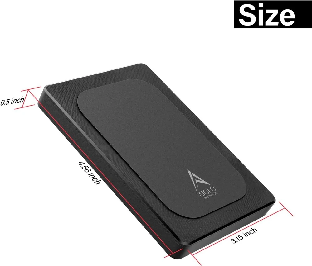 Aiolo Innovation nešiojamas išorinis kietasis diskas 4tb 2.5 colio Hdd Usb 3.2 Gen 1, skirtas Pc, nešiojamam kompiuteriui, Ps4, XBOX, Wii U, suderinamas su Mac ir Windows