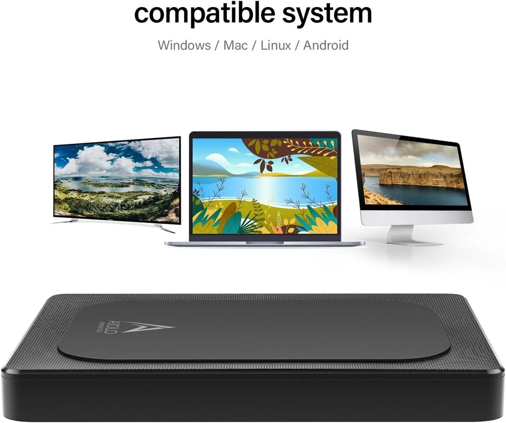 Aiolo Innovation nešiojamas išorinis kietasis diskas 4tb 2.5 colio Hdd Usb 3.2 Gen 1, skirtas Pc, nešiojamam kompiuteriui, Ps4, XBOX, Wii U, suderinamas su Mac ir Windows