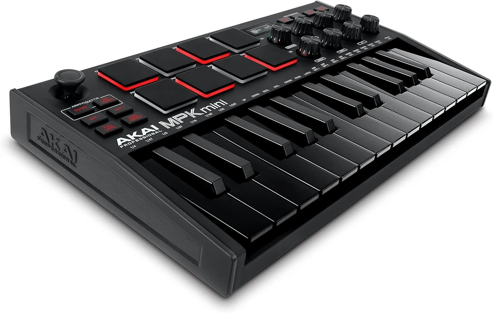 Klaviatūra Akai Mpk Mini Mkiii Midi klaviatūros valdiklis su 25 klavišais