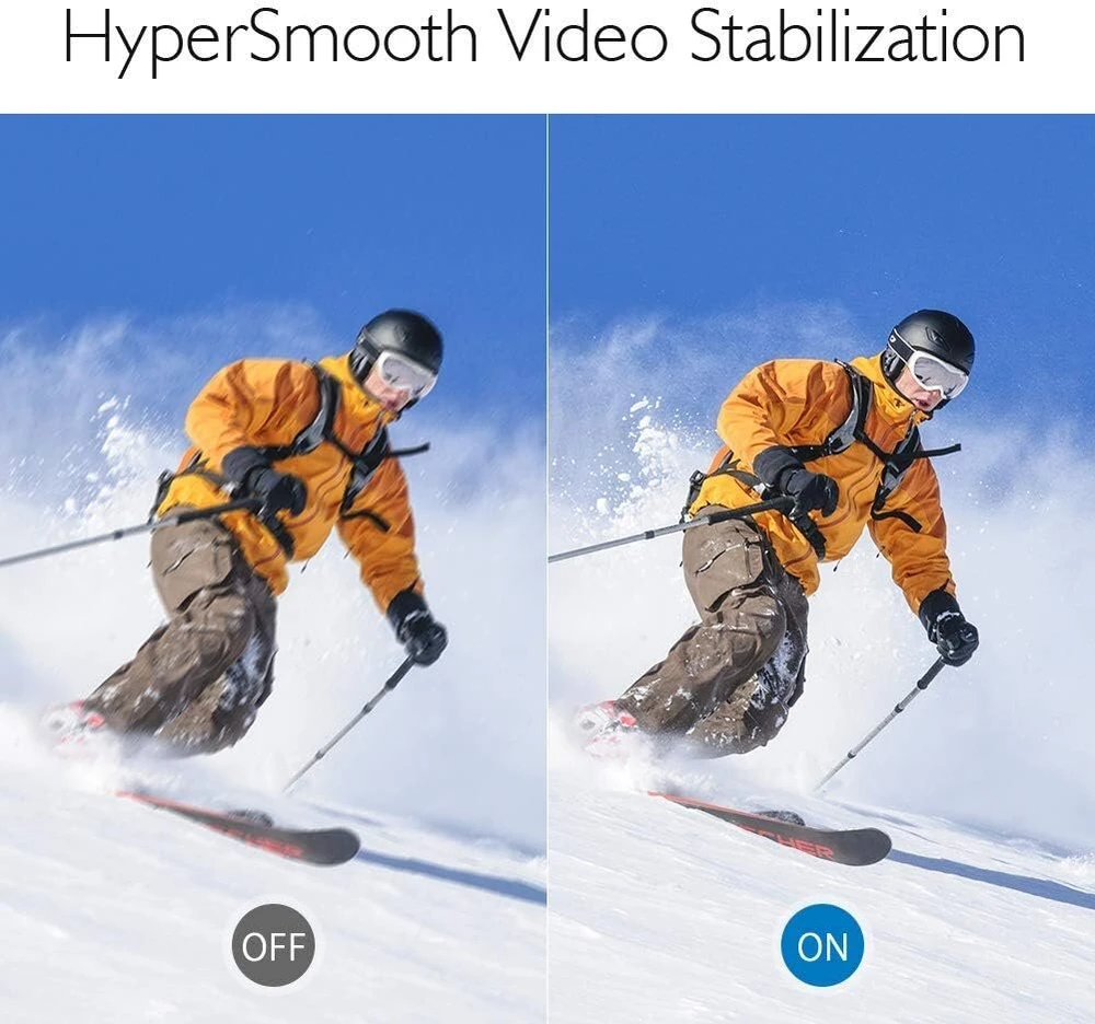 Akaso ek7000 pro veiksmo kamera 4k30fps 20mp su 64gb microsdxc atminties kortele