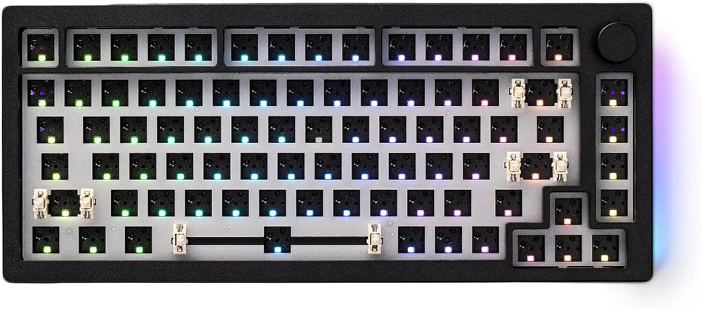 Akko 5075b Mechaninė klaviatūra: Pasidaryk Pats, Rgb, Bt 5.0/2.4ghz/laidinė