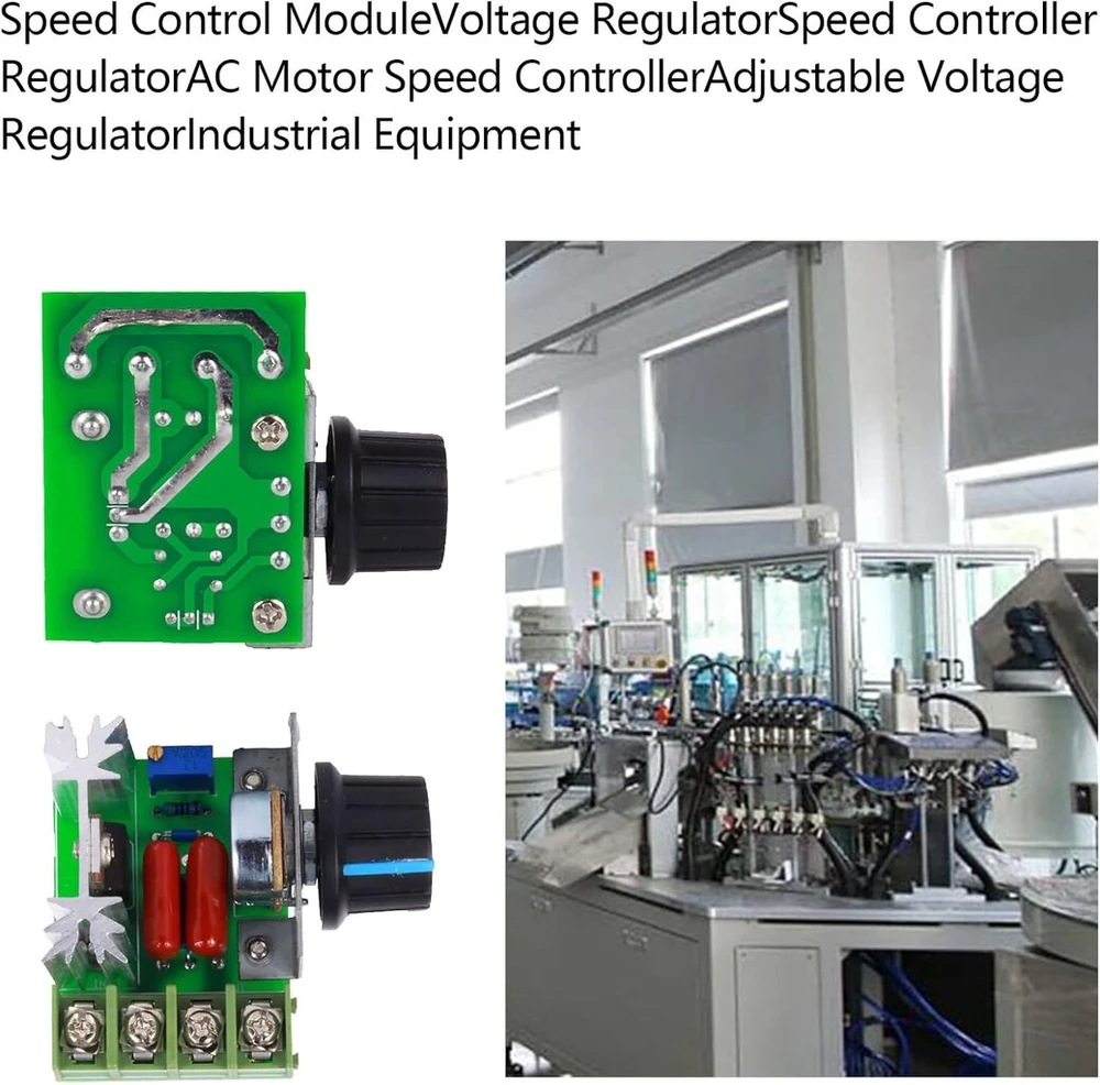 Akozon greičio reguliatorius ac variklio įtampos reguliatorius 2000 w 50-220 v 25 a modulio mazgas reguliuojamas variklio greičio reguliatorius led dimeris
