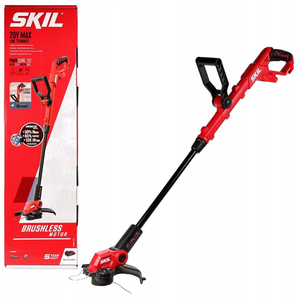 Grandininis pjūklas Akumuliatorinė vejapjovė Skil 20v 0241 Ca, 30cm, be akumuliatoriaus