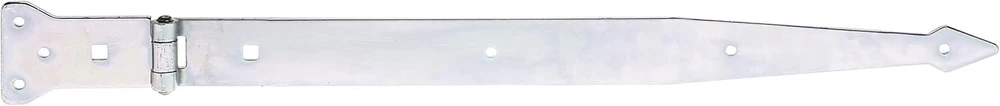 Alberts 845582 užmetamas vyris su kniedytu kaiščiu, galvanizuotas, storos plėvelės apsauga, juosta 500 x 45 mm, vyris 101 x 63 mm, 10 vnt., sidabrinis
