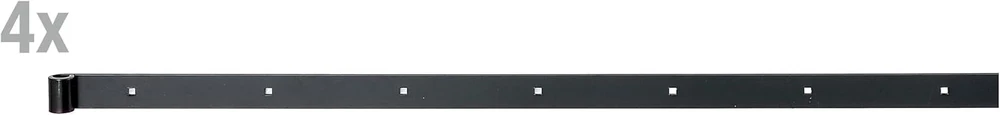 Alberts 862701 vyriai langinėms, įvairių dizainų, juodi, ritinėlio skersmuo 14 mm, dydis 1000 x 40 mm, 4 vnt. rinkinys