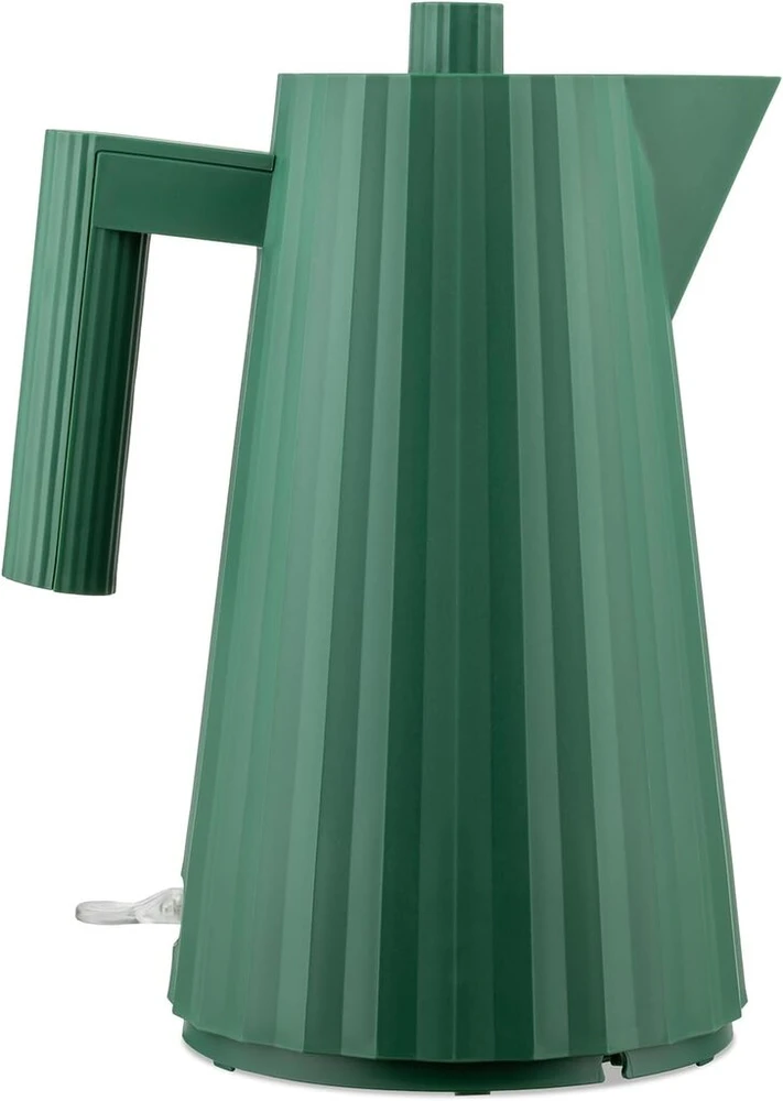 Alessi Plissé Mdl06 Gr - dizaininis elektrinis virdulys, termoplastinė derva, europinis kištukas 2400 W, 170 cl, žalias