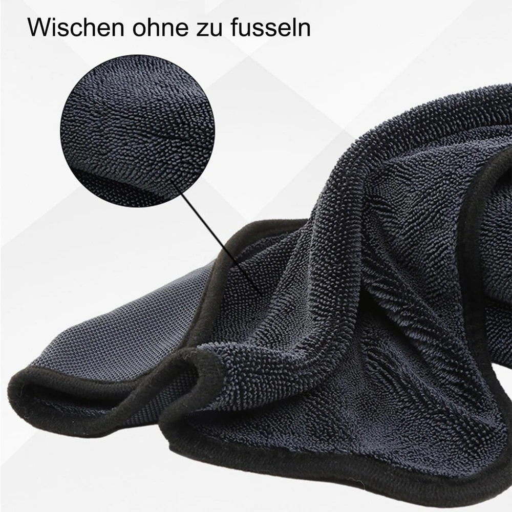 Rankšluostis Alink greitai džiūstantis automobilio džiovinimo audinys, 40 x 60 cm, aukščiausios kokybės mikropluošto automobilio audinys, nebraižo, ypač didelis dydis (3 vnt.)