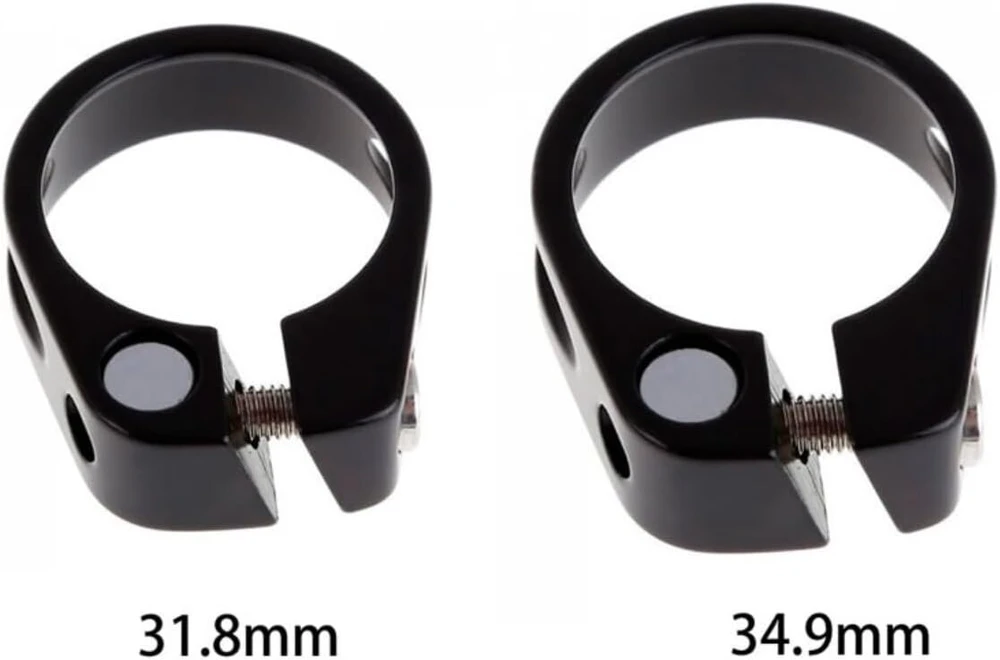 Aliuminio lydinio dviračio balnelio spaustukas 34.9 mm