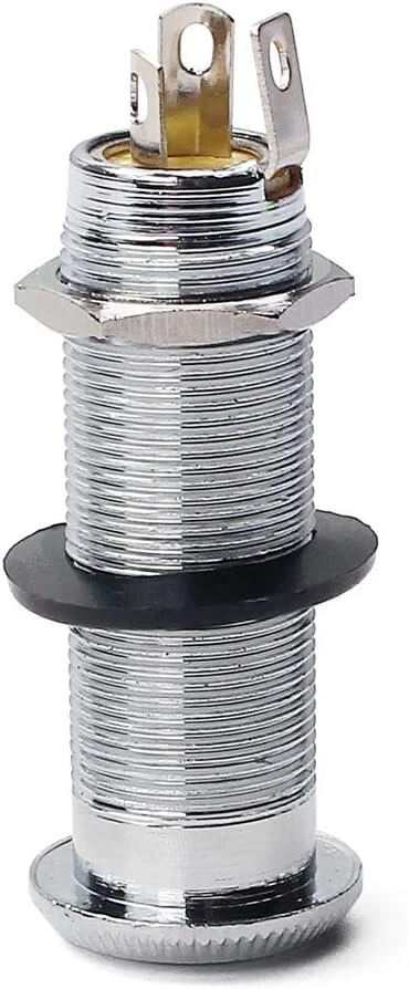 Alnicov 1/4" Chromo Mono Lizdas Elektrinei Gitarai