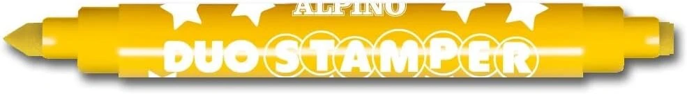Alpino Duo Stamp žymekliai, 12 vnt., dvipusiai, vaikams