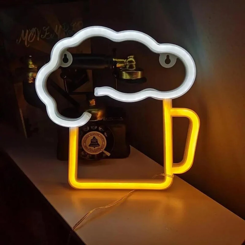 Alus Led Neoninis Ženklas - Sienų Dekoracija, Usb/baterijos