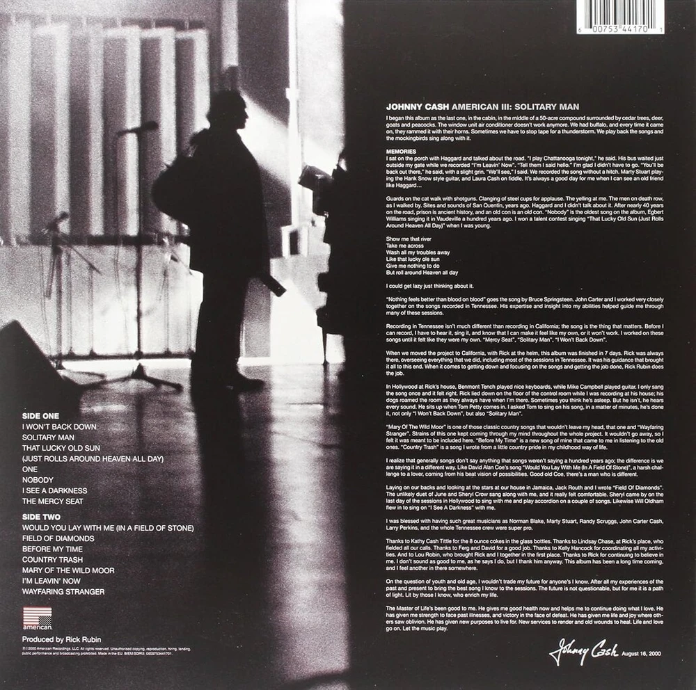 American Iii: Solitary Man (limited Edition) [vinyl Lp]