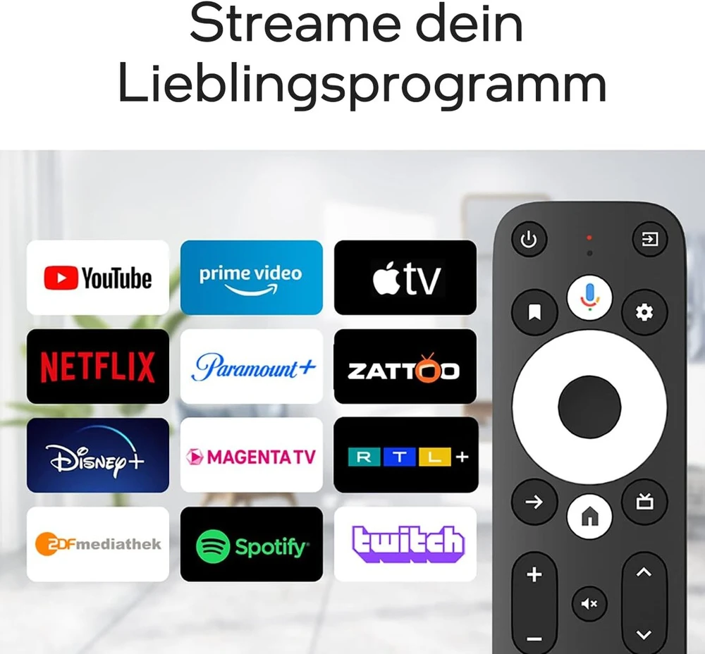 Android Tv Stick Gd1 4k Hdr išmanusis transliacijos grotuvas, skirtas televizoriui | Wifi/wifi | Play Store | Chromecast | Netflix | Prime Video | Disney Plus