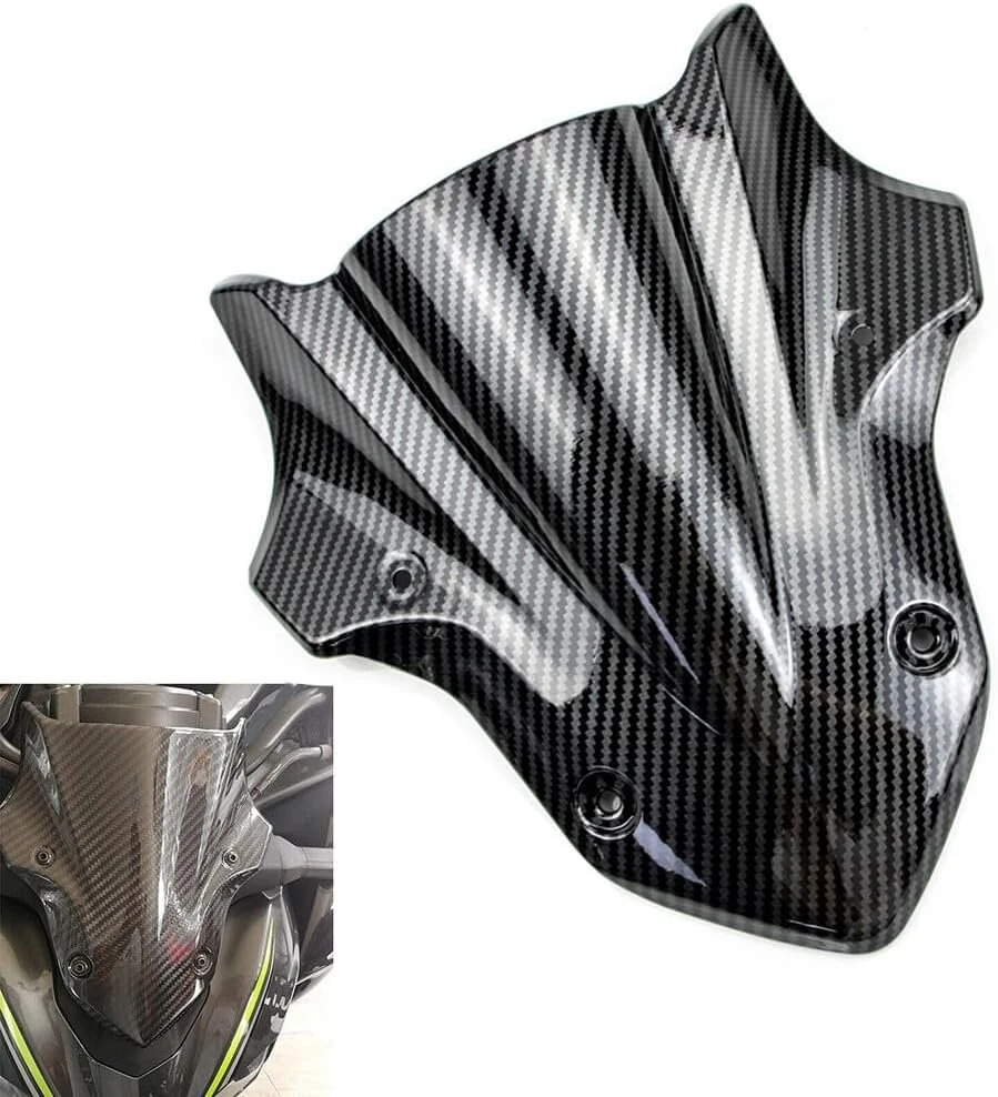 Anglies pluošto priekinis stiklas, skirtas kawasaki z900 2017 2018 2019