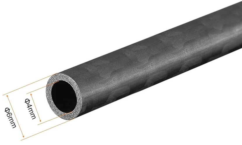 Anglies pluošto vamzdelis 6x4x200 mm, 2 vnt.