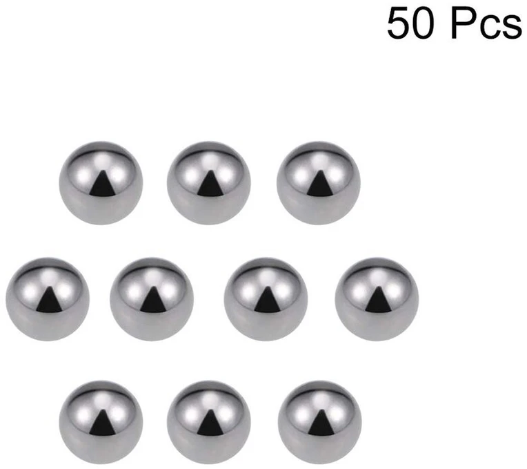 Anglinio plieno tikslumo rutuliai 10 mm, 50 vnt.