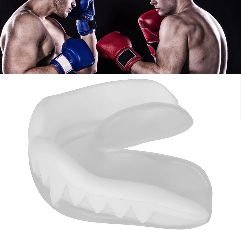 Ankroyu suaugusiųjų sportinė burnos apsauga silikoninė burnos apsauga boksui regbiui kovos menams karatė taekwondo