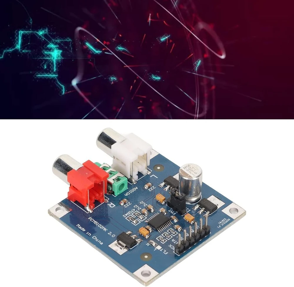 Annadue Pcm5102/pcm5102a garso plokštė Dac dekoderio plokštė I2s įvestis 32bit 384k su 3.5 ausinių išvestimi Hifi dekoderio plokštė