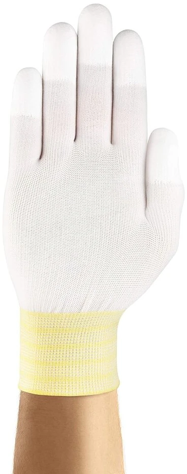 Ansell Hyflex 11-605 universalios pirštinės, mechaninė apsauga, baltos, dydis 10 (12 porų pakuotė)