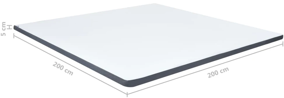 Čiužinys Antčiužinis lovai su spyruokliniu čiužiniu, 200x200x5cm, vidutinio minkštumo