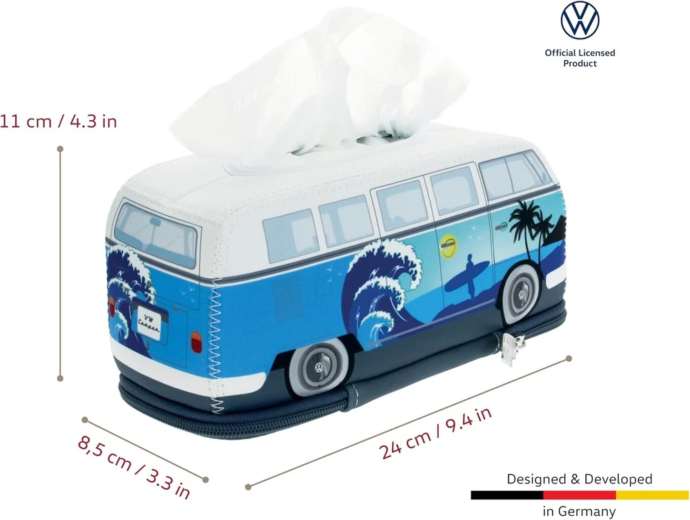 Anw Home Brisa Vw T1 "bulli" audinių dėžutė, mėlyna