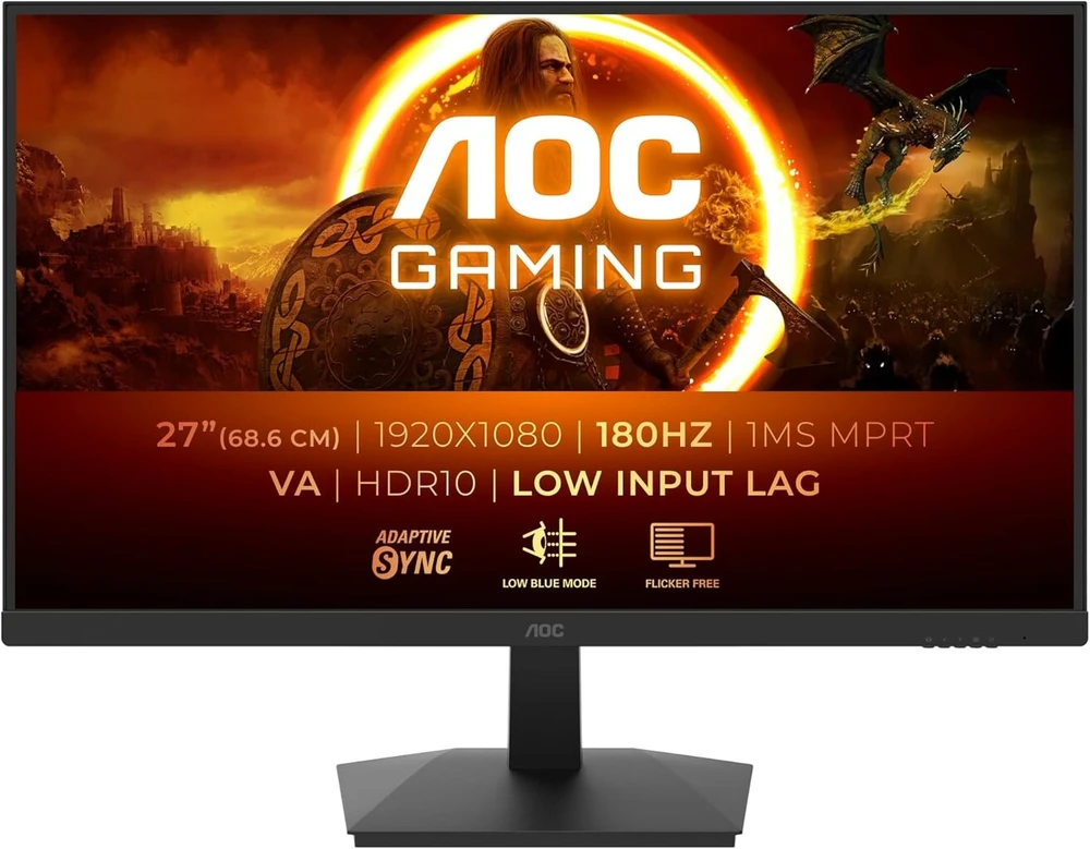 Aoc 27g15n 27" Full Hd 180hz žaidimų monitorius, 1ms, Adaptive Sync