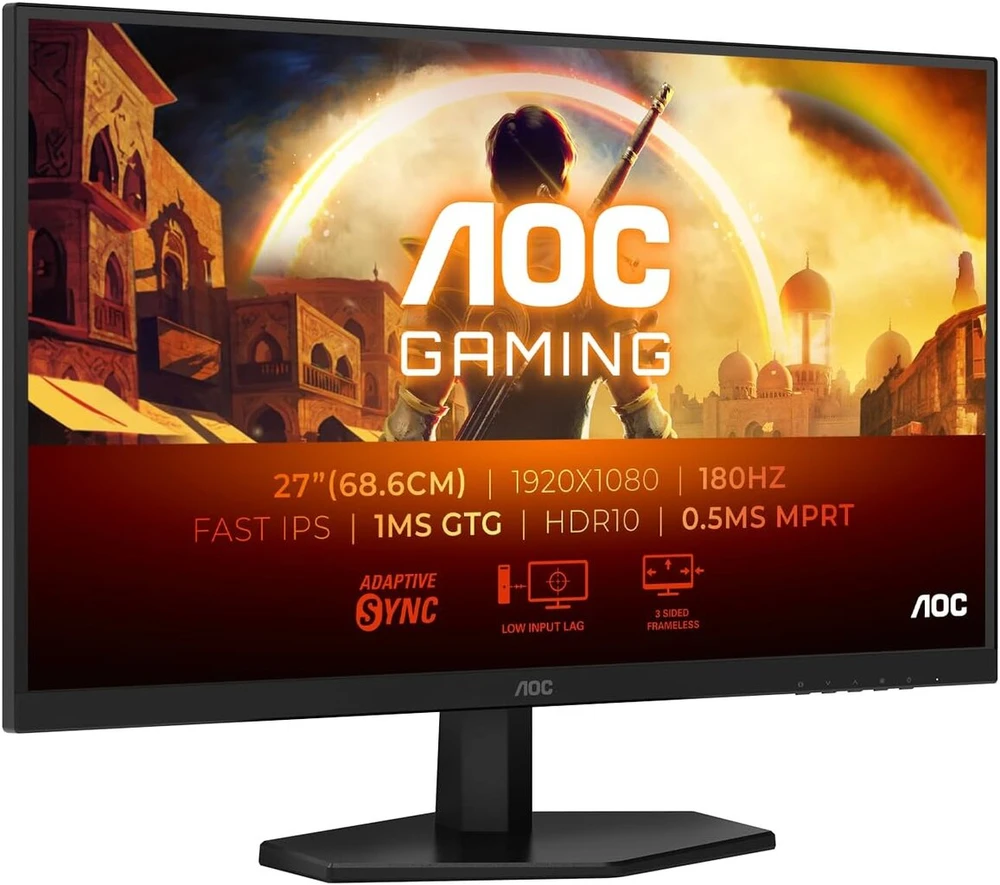 Aoc Gaming 27g42e monitorius: 27 colių, 180 Hz, 1 ms, Full Hd