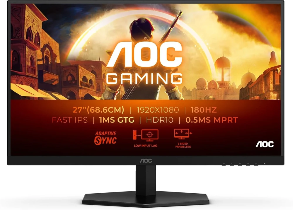 Aoc Gaming 27g42e monitorius: 27 colių, 180 Hz, 1 ms, Full Hd