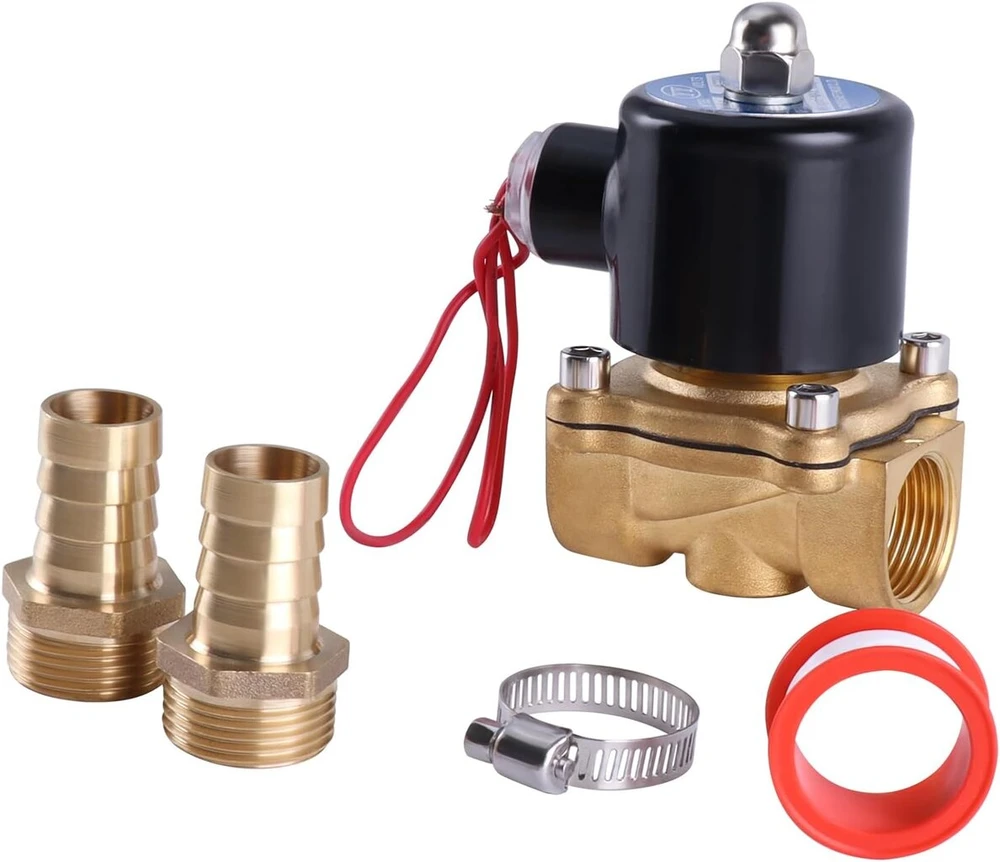 Aomikitstu solenoidinis vožtuvas Ac220v, 2w200-20 Dn20 elektrinis pneumatinis solenoidinis vožtuvas, 3/4pt oro vožtuvas, atsarginis vožtuvas, solenoidas pneumatinei sistemai