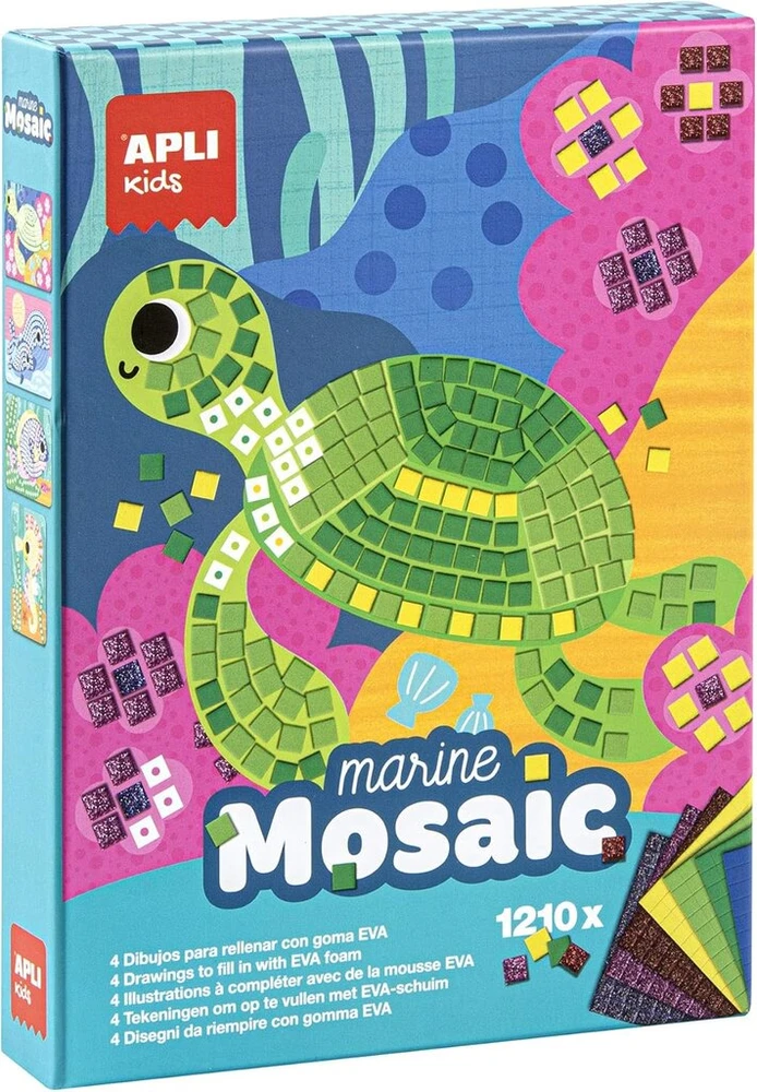 Apli Apli13911 jūros pasaulio eva putų mozaikos rinkinys (2 dalys)