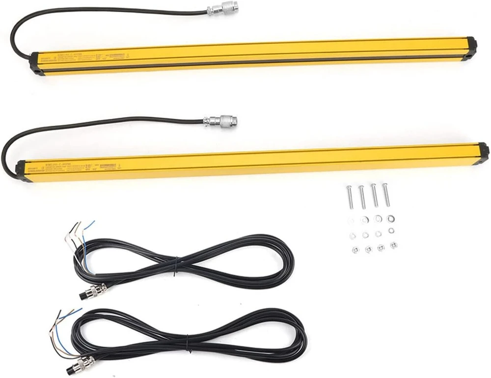 Apsauginiai šviesos užuolaidų jutikliai, 12 spindulių dc10-30v šviesos užuolaidos a serijos šviesos tinklelio apsaugos įrenginys, Bem1240-c-440nb apsauginis šviesos tinklelis optinis tinklelio jutiklis apsauginis šviesos jutiklis