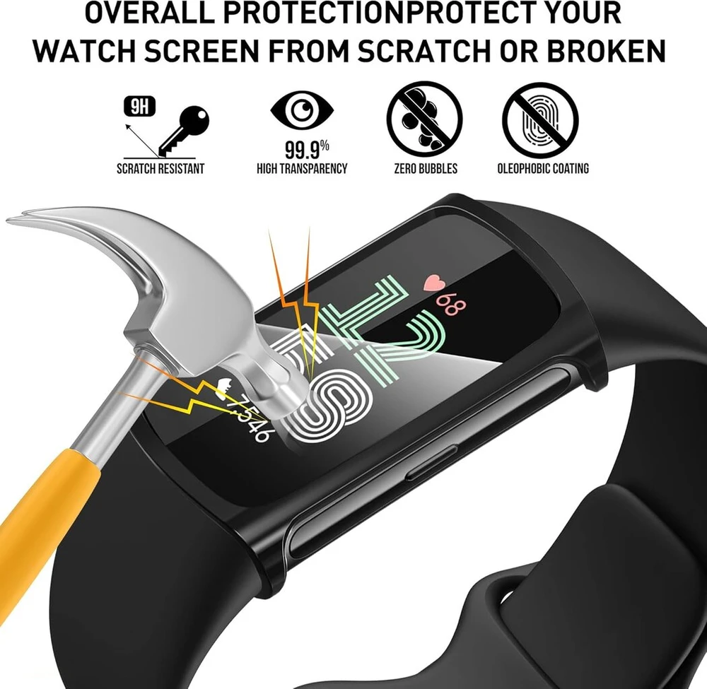Apsauginis dėklas 4 vnt. Fitbit Charge 6/5