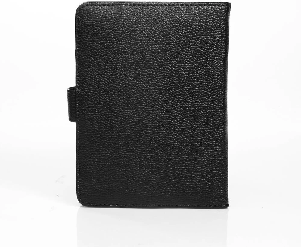 Apsauginis dėklas 6 colių elektroninių knygų skaityklėms, pu oda, universalus, suderinamas su Onyx Boox, Kobo, Pocketbook, Boyue, Digma, Grammata, Bq, juodas